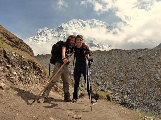 ...zwa Österreicher aufm Weg zum Gipfl....