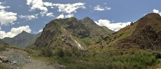 ... Landschaft um Machu Picchu....