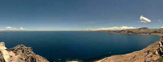 Titicacasee vom Mirador aus gesehen....