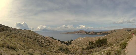 ...am Weg zum Norden der Insel