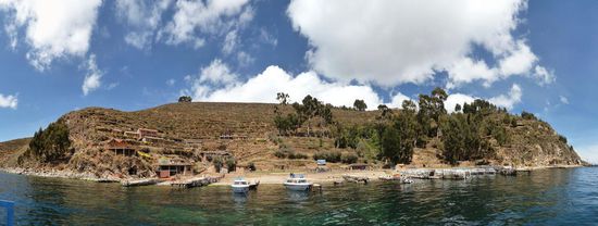 ...der Hafen von Yumani