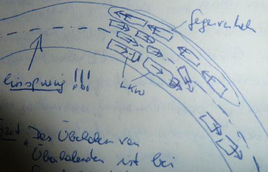 Überholmanöver - Wir nennen das einen "Irren Ecuatorianer"