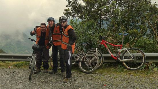 ... die drei Bezwinger der 8 km - Gipfeletappe 