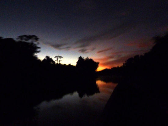 ... und bei Sonnenaufgang...