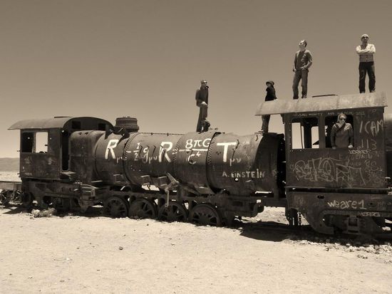 Eisenbahnfriedhof in Uyuni
