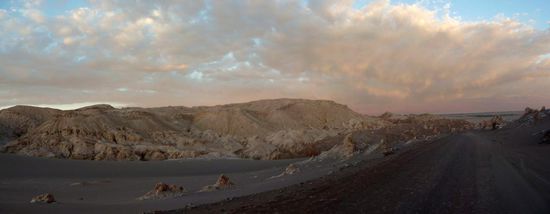 ...am Heimweg,....Abenddämmerung im Valle de la Luna