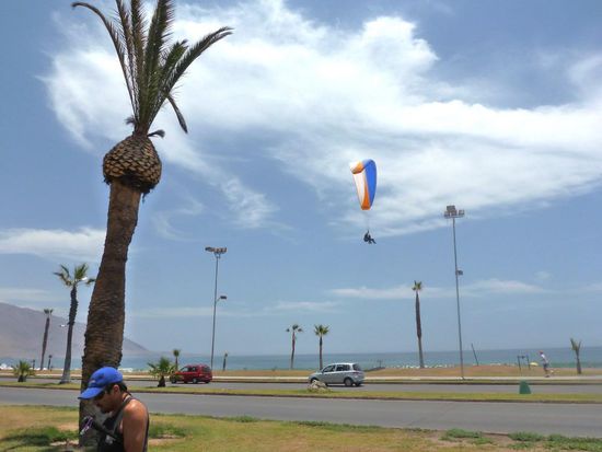 ...und Landung am Strand....