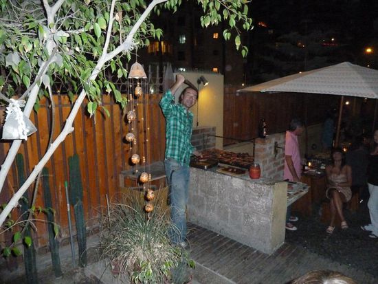 ...und der Silvester-Grillmeister Vinko