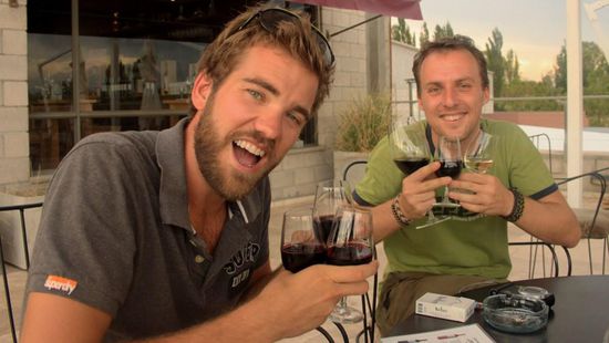 ...genug Wein zum verkosten...