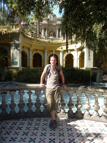 ...der Eingang von Cerro Santa Lucia