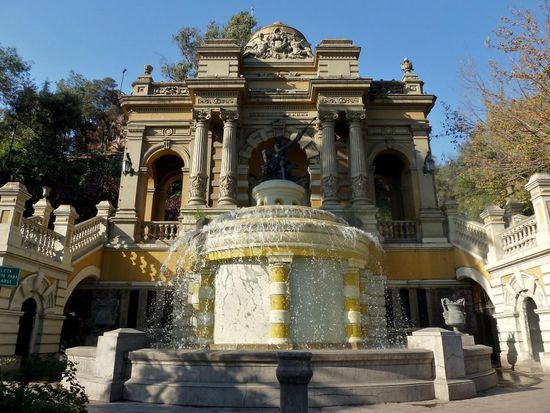 ...am Cerro Santa Lucia