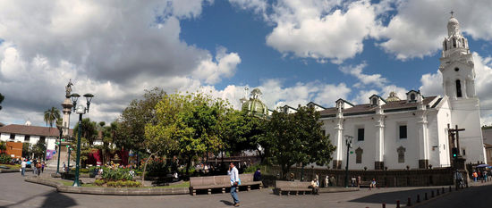 Plaza Grande mit Blick Richtung Kathedrale