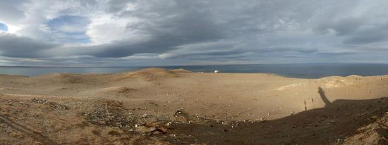 Blick über die Insel vom Leuchtturm aus