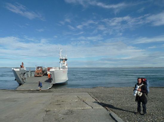 ...die Fähre nach Feuerland