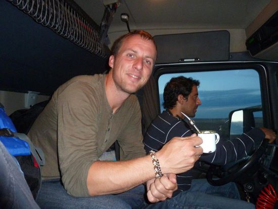 Im Truck mit Fernando