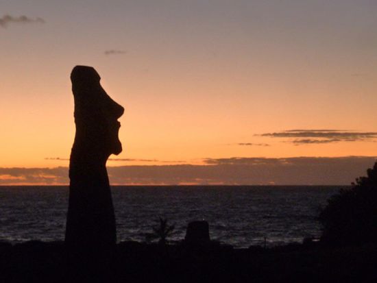 ...Sonnenaufgang bei Tongariki....