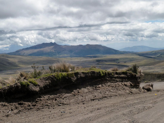 Nationalpark Cotopaxi: auf der Heimfahrt nach Quito.