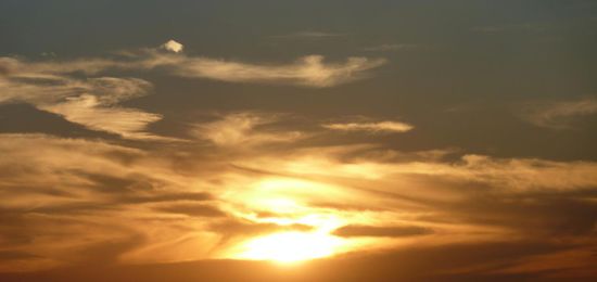 ...und schon setzt der Sonnenuntergang ein