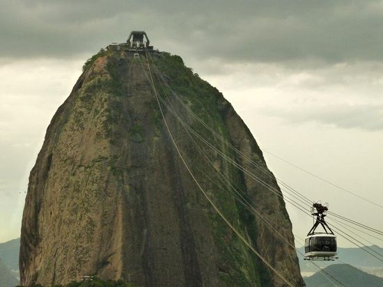 Seilbahnstation Morro da Urca...5 min später... das Wetter verschlechtert sich
