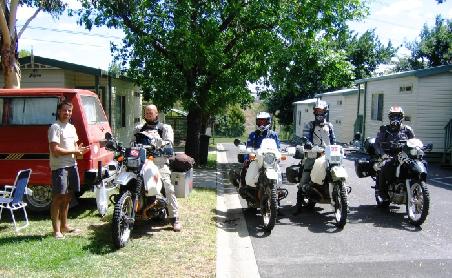 Yngve, Tonye, Christian und Thomas aus Norwegen (von links)