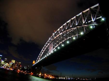 Harbour Bridge bei Nacht