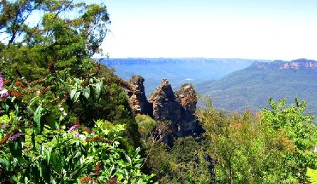 Three Sisters nach der Verwandlung in Stein!