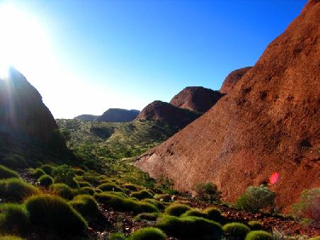 ein Blick in den Kata Tjuta Nationalpark