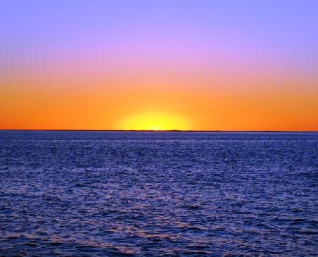 Der Rand am Horizont ist das Ningaloo Reef!