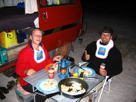Für unsere Kleckerfritzen gab es diesmal einen Latz!