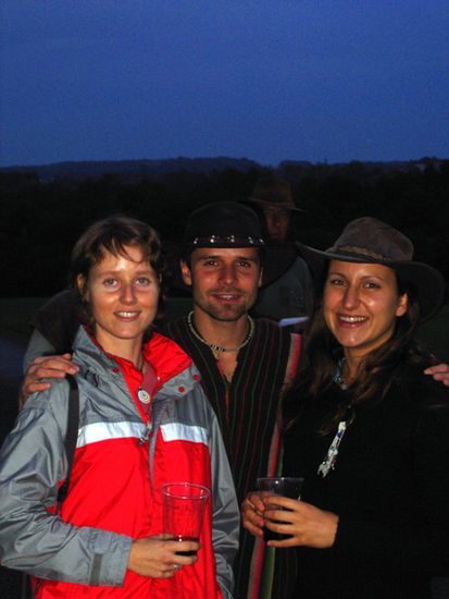 Auch fern angereiste Besucher konnten begrüßt werden. Hier die Jule die wir am Anfang unserer Reise in Australien getroffen haben.