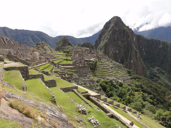 Ruinenstadt mit Wayna Picchu