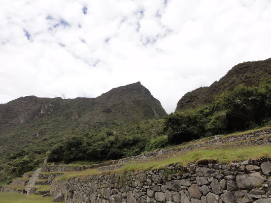 Auf diesen Berg sind Rafaela und ich heraufgekrakselt.