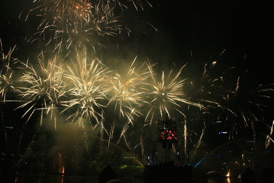 Feuerwerk am Australia day in sydney