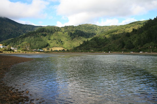 Kann jemand unseren Camper sehen? -  im Marlborough Sound