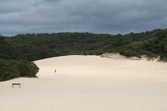 das da hinten bin ich dann auf der Sanddüne
