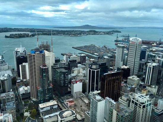 Blick vom Sky Tower Richtung Devonport