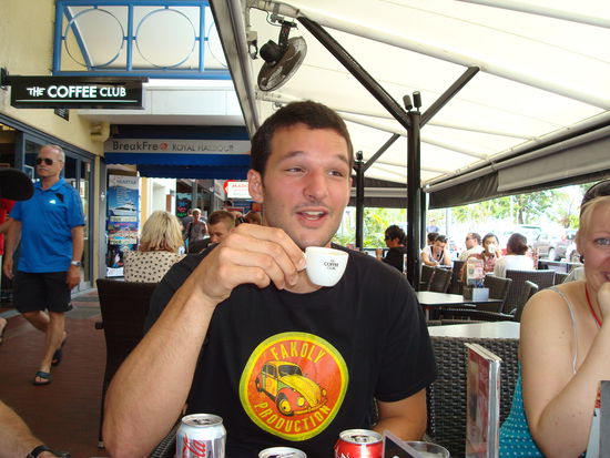 Unser großer mit der kleinen Espressotasse