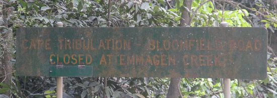 Der Bloomfieldtrack ist geschlossen!