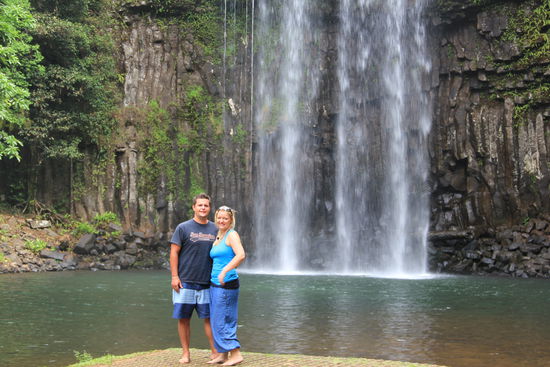 wir zwei an den milla milla falls