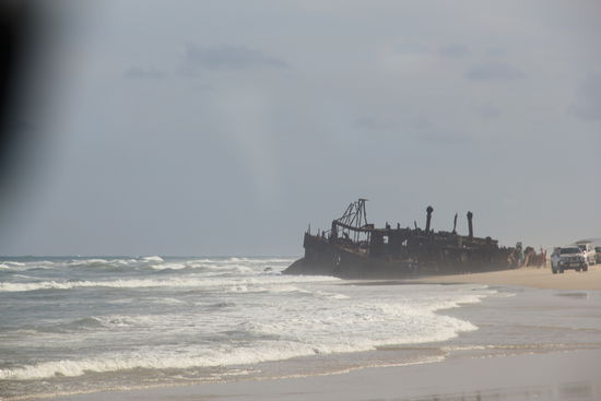 ein altes japanisches Schiffswrack