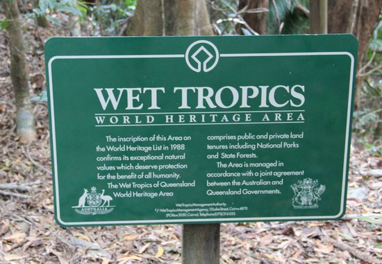 der Barron- Schlucht Nationalpark steht als Weltnaturerbe unter Naturschutz