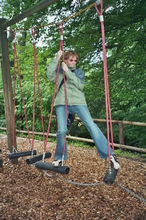 auf dem Abenteuerspielplatz