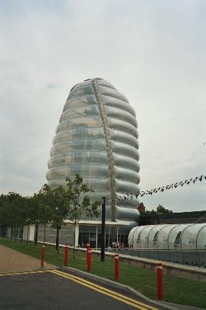 Blick auf's Space Centre