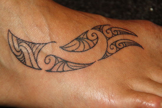 Tattoo auf meinem(carolins) rechten Fußrücken - schön gell