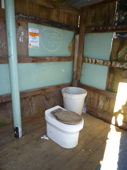 unsere saegespaene toilette