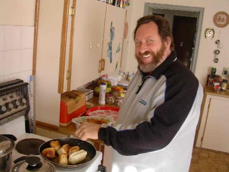 Fettkok, ein traditionelles Broetchen in Fett ausgebacken. Very lekker!