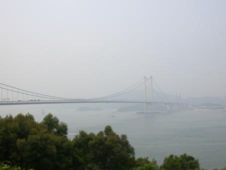 Verbindung zwischen Insel und Festland: Hängebrücke Tsing Ma Bridge