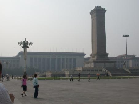 Saeule auf dem Tian'anmen Platz