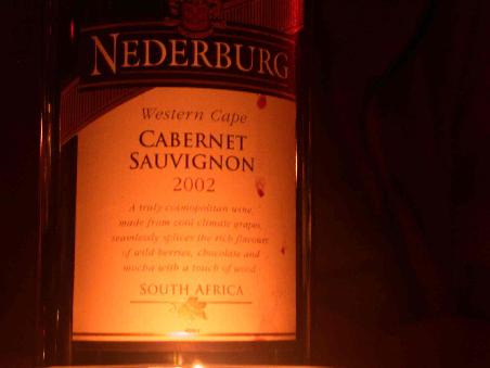 Ein leckerer Wein aus der Gegend