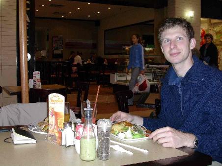 Frisches Essen in der Mall